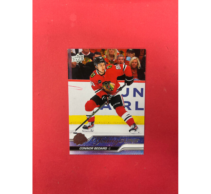 2023-24 UPPER DECK SERIES 2 CONNOR BEDARD YOUNG GUNS