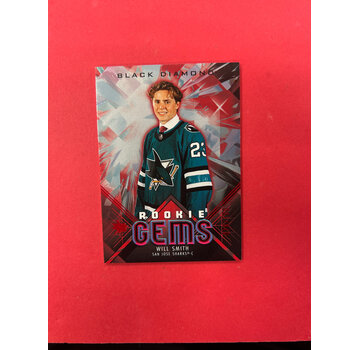 UPPER DECK 2024-25 UPPER DECK BLACK DIAMOND WILL SMITH ROOKIE GEMS RUBY /100