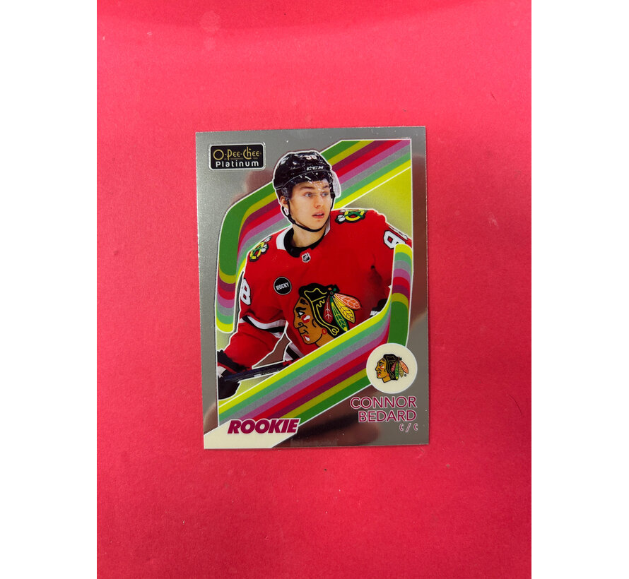 2023-24 OPC PLATINUM CONNOR BEDARD ROOKIE RETRO
