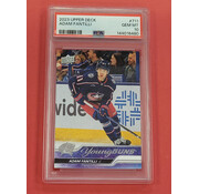 UPPER DECK 2023-24 UPPER DECK EXTENDED SERIES YOUNG GUNS ADAM FANTILLI #711 GRADED PSA 10
