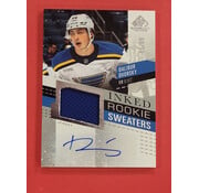 UPPER DECK 2025-26 UPPER DECK SP GAME USED DALIBOR DVORSKY INKED ROOKIE SWEATER /99 AUTO JERSEY