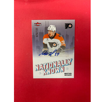 UPPER DECK 2025 UPPER DEKC THE NATIONAL MATVEI MICHKOV NATIONALLY KNOWN AUTO /100
