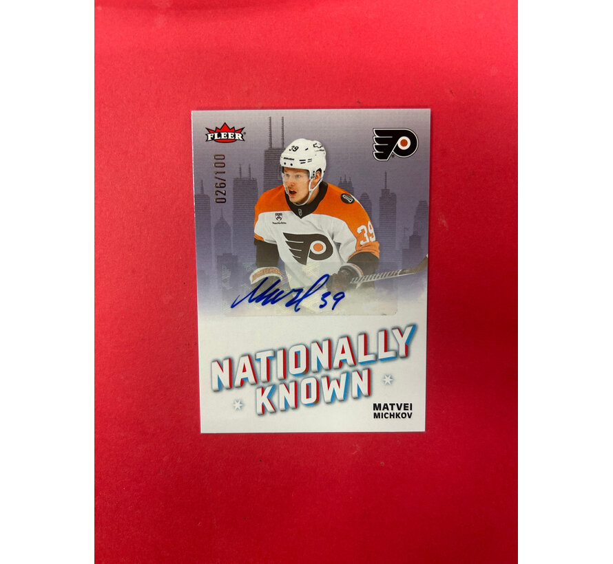 2025 UPPER DEKC THE NATIONAL MATVEI MICHKOV NATIONALLY KNOWN AUTO /100