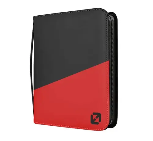 EVORETRO EVORETRO TOP LOADER BINDER 3X3 216 CARD HOLDER BLACK-RED