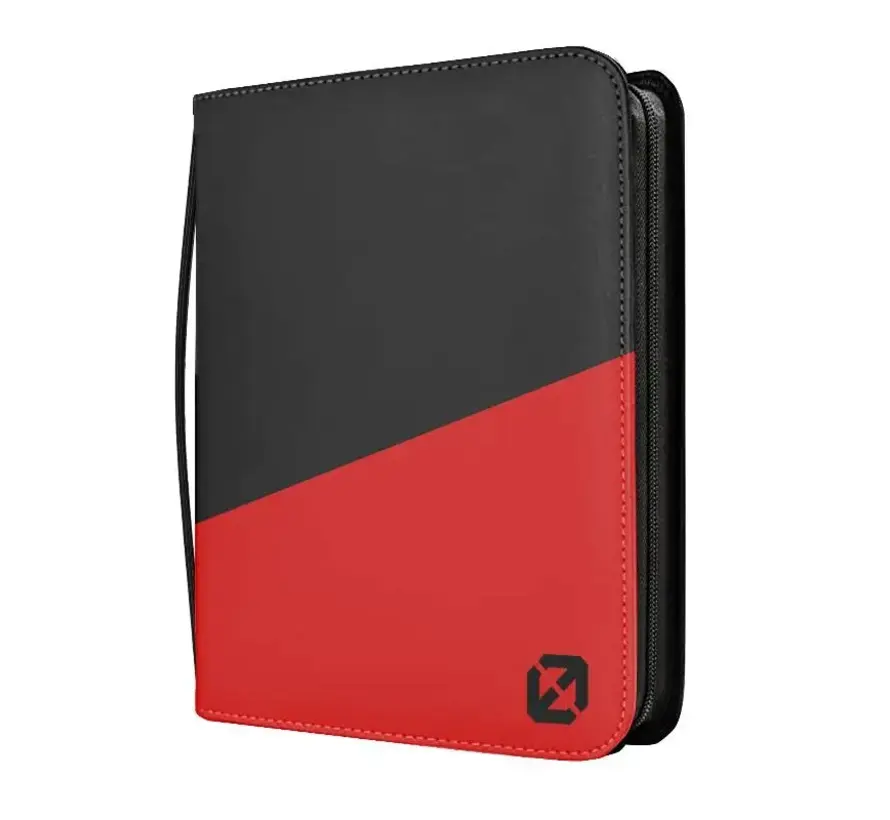 EVORETRO TOP LOADER BINDER 3X3 216 CARD HOLDER BLACK-RED