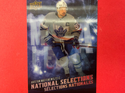 UPPER DECK 2025-26 UPPER DECK TIM HORTONS AUSTON MATTHEWS NATIONAL SELECTIONS 1