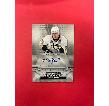 UPPER DECK 2019-20 UPPER DECK ARTIFACTS EVGENI MALKIN STANLEY CUP AUTOGRAPHS
