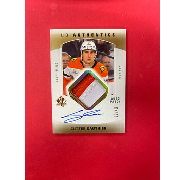 UPPER DECK 2025-26 SP AUTHENTIC CUTTER GAUTHIER UD AUTHENTICS AUTO PATCH /49