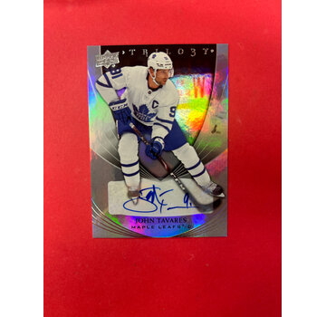 UPPER DECK 2020-21 UPPER DECK TRILOGY JOHN TAVARES AUTO