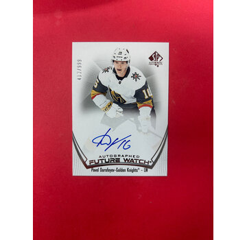 UPPER DECK 2021-22 SP AUTHENTIC PAVEL DOROFEYEV FUTURE WATCH AUTOGRAPH /999