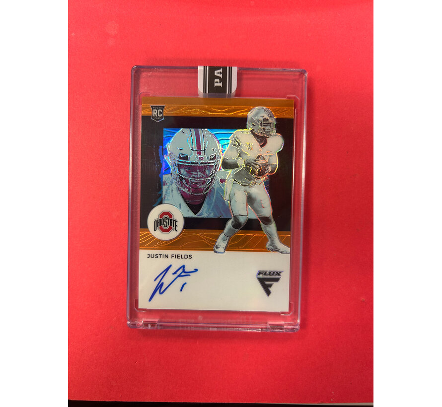 2021 PANINI CHRONICLES JUSTIN FIELDS AUTOGRAPH BLACK BOX 1/1