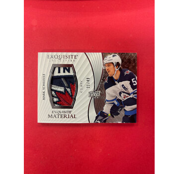 UPPER DECK 2020-21 UPPER DECK EXQUISITE MARK SCHEIFELE EXQUISITE MATERIAL /49