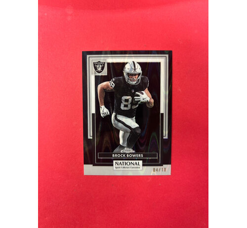 TOPPS 2025 TOPPS NATIONAL BROCK BOWERS BLACK WAVE /10
