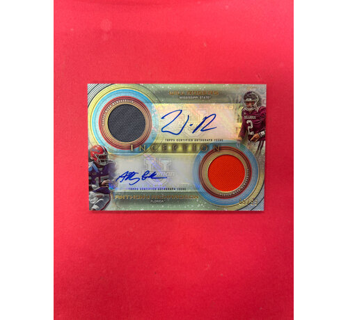 UPPER DECK 2022-23 BOWMAN U INCEPTION WILL ROGERS/RICHARDSON DUAL AUTO PATCH /99