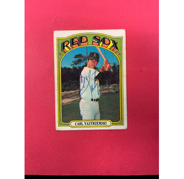 O-PEE-CHEE 1972 O-PEE-CHEE CARL YASTRZEMSKI IN PERSON AUTO