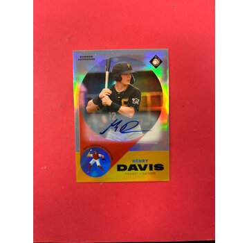 TOPPS 2022 BOWMAN ASCENSIONS HENRY DAVIS AUTOGRAPH /100