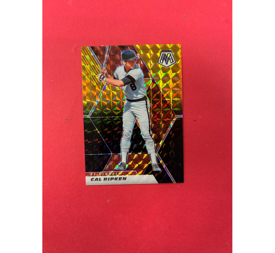 2021 PANINI MOSAIC CAL RIPKEN BLACK GOLD /8