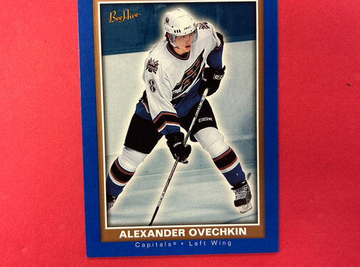 UPPER DECK 2005-06 BEEHIVE ALEXANDER OVECHKIN BLUE BORDER