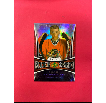 UPPER DECK 2007-08 UPPER DECK TRILOGY PATRICK KANE ROOKIE PREMIERES /999