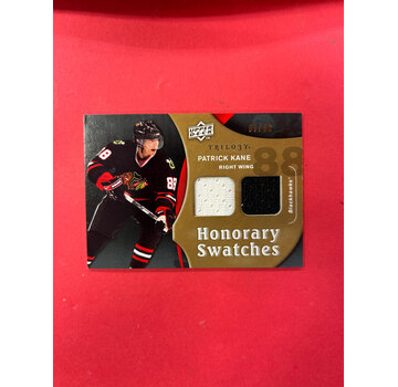 UPPER DECK 2009-10 UPPER DECK TRILOGY PATRICK KANE HONORARY SWATCHES /50