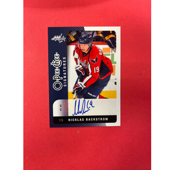 UPPER DECK 2010-11 O-PEE-CHEE NICKLAS BACKSTROM AUTOGRAPH