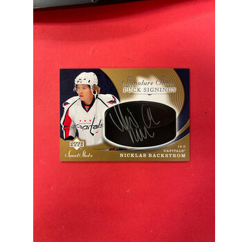 UPPER DECK 2007-08 UPPER DECK SWEET SHOT NICKLAS BACKSTROM AUTO