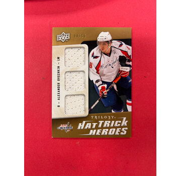 UPPER DECK 2009-10 UPPER DECK TRILOGY ALEXANDER OVECHKIN HAT TRICK HEROES /50