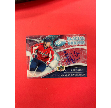 UPPER DECK 2009-10 UPPER DECK ICE NICKLAS BACKSTROM GLACIAL GRAPHS