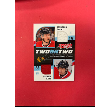 UPPER DECK 2009-10 UPPER DECK MVP TWO ON TWO HAWKS VS RED WINGS