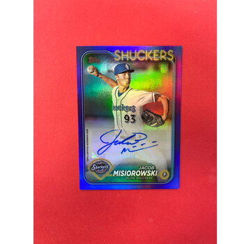 TOPPS 2024 TOPPS JACOB MISIOROWSKI ROOKIE AUTOGRAPH PURPLE /299