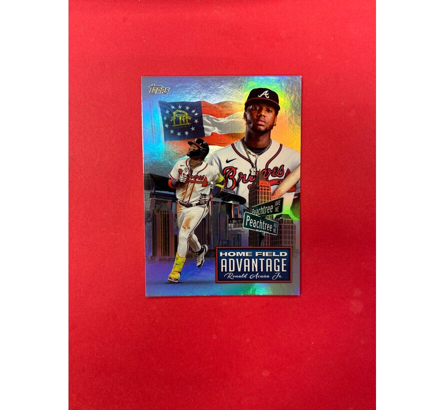 2024 TOPPS RONALD ACUNA JR HOME FIELD ADVANTAGE