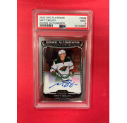 UPPER DECK 2022-23 OPC PLATINUM MATT BOLDY ROOKIE AUTOGRAPH PSA GRADED 9