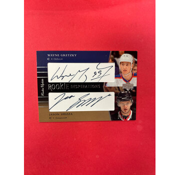 UPPER DECK 2003 UPPER DECK ROOKIE UPDATE GRETZKY/SPEZZA ROOKIE INSIRPIATIONS AUTOGRAPH