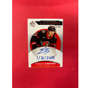 UPPER DECK 2025-26 UPPER DECK SP AUTHENTIC DONOVAN SEBRANGO FUTURE WATCH AUTOGRAPH INSCRIBED /50