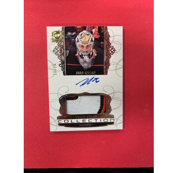 UPPER DECK 2019-20 UPPER DECK THE CUP JOHN GIBSON THE NHL COLLECTION PATCH AUTO /25