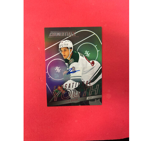 UPPER DECK 2025-26 UPPER DECK CREDENTIALS ZEEV BUIUM SENSATIONAL YOUTH AUTOGRAPH