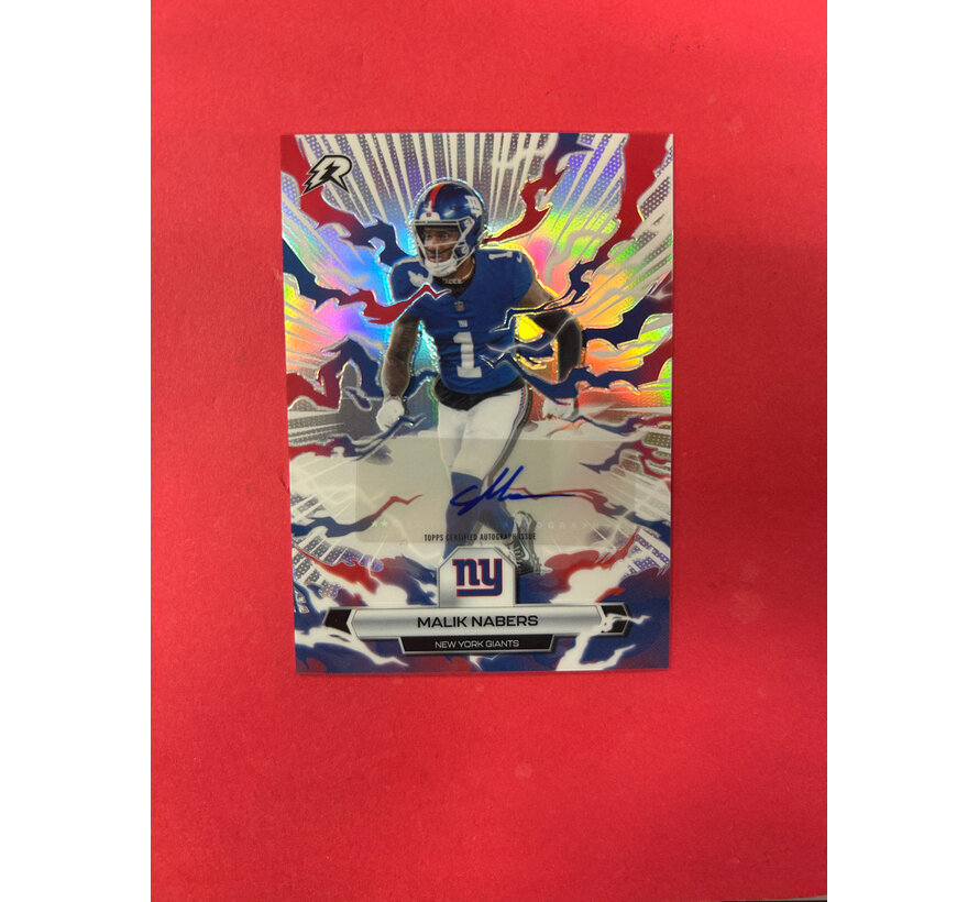 2026 TOPPS RESURGENCE MALIK NABERS AUTOGRAPH