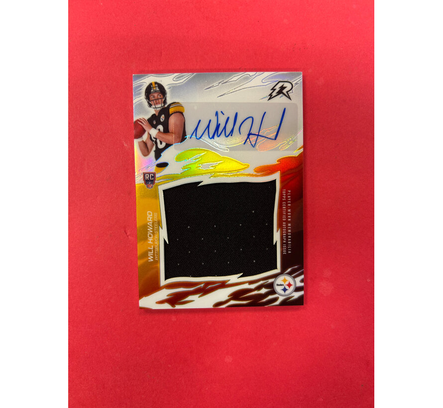 2026 TOPPS RESURGENCE WILL HOWARD ROOKIE AUTO PATCH