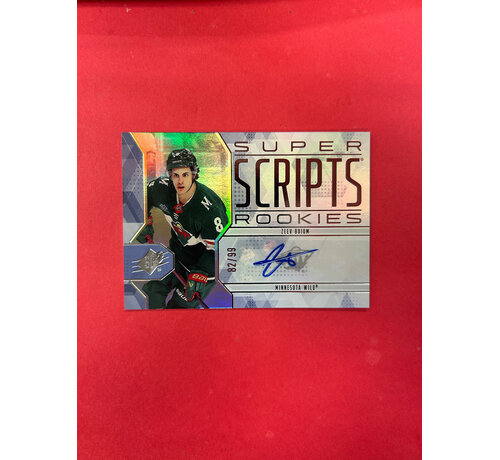UPPER DECK 2025-26 UPPER DECK SPX ZEEV BUIUM SUPER SCRIPTS ROOKIE SILVER /99