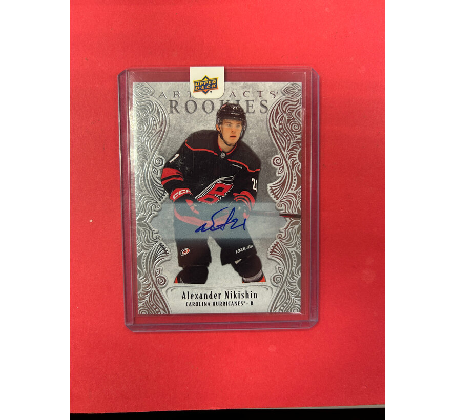 2025-26 UPPER DECK ARTIFACTS ALEXANDER NIKISHIN ROOKIE AUTOGRAPH SEALED