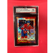 UPPER DECK 2023-24 OPC PREMIER JURAJ SLAFKOVSKY SPARKLING DIAMOND /75 KSA GRADED 10