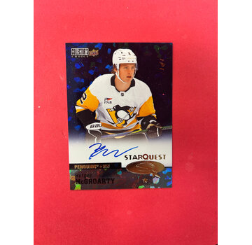 UPPER DECK 2024-25 UPPER DECK CLEAR CUT RUTGER MCGROARTY STARQUEST ROOKIE AUTO 1/1