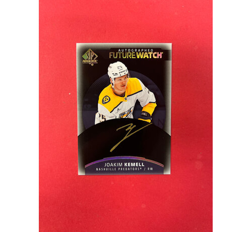 UPPER DECK 2025-26 SP AUTHENTIC JOAKIM KEMELL FUTURE WATCH AUTO MYSTERY BLACK