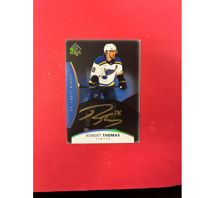 2025-26 SP AUTHENTIC ROBERT THOMAS MYSTERY BLACK AUTOGRAPH