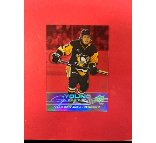 UPPER DECK 2025-26 UPPER DECK EXTENDED VILLE KOIVUNEN YOUNG GUNS ACETATE
