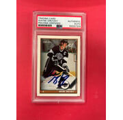 O-PEE-CHEE 1991 OPC WAYNE GRETZKY AUTOGRAPHED PSA AUTHENTIC AUTO