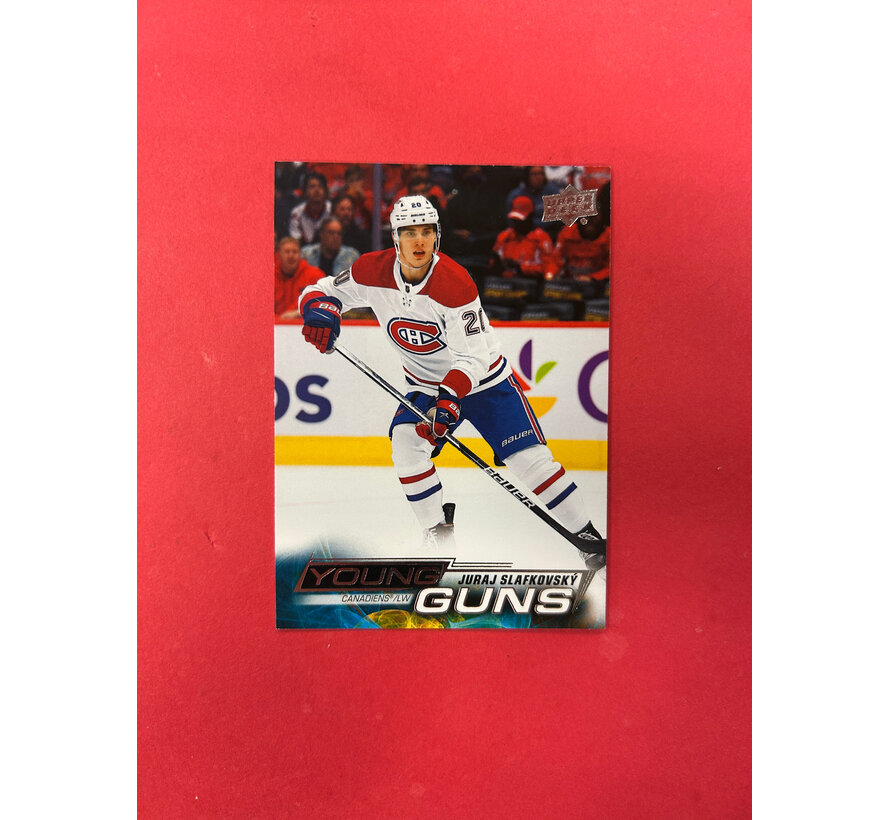 2022-23 UPPER DECK SERIES 2 JURAJ SLAFKOVSKY YOUNG GUNS