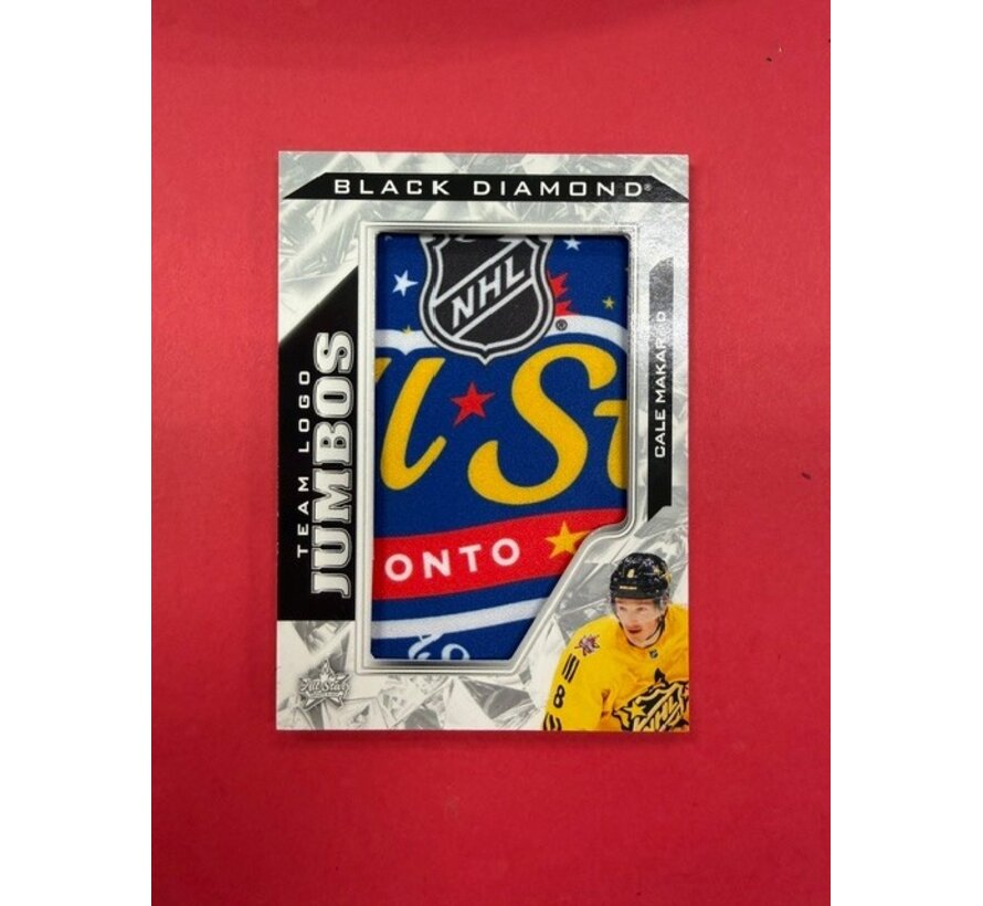 2024-25 UPPER DECK BLACK DIAMOND TEAM LOGO JUMBOS ALL STAR CALE MAKAR #TL-MA