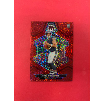 PANINI 2024 PANINI MOSAIC CALEB WILLIAMS RED SPARKLE ROOKIE