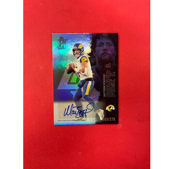 PANINI 2025 TOPPS MATTHEW STAFFORD SIGNATURE CLASS AUTO /275